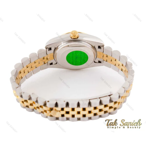 ساعت رولکس زنانه دیت جاست سایز متوسط نگین دار مدل Rolex-3510-L