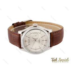 ساعت رولکس مردانه سلینی بند چرم Rolex-3533-G