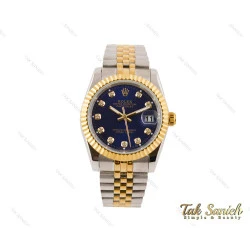 ساعت رولکس مردانه مدل دیت جاست سایز متوسط Rolex-3529-G