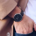 ساعت مچی دنیل ولینگتون مردانه بند چرمی DW-3534-G