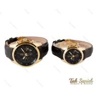 ساعت رومانسون ست سه موتوره بند چرم Romanson-3560-S