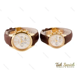 ساعت سه موتوره رومانسون ست بند چرم Romanson-3561-S