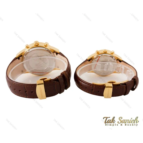 ساعت رومانسون ست سه موتوره طلایی Romanson-3572-S