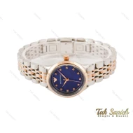 ساعت امپریوآرمانی زنانه دورنگ رزگلد نقره ای Armani-3582-L