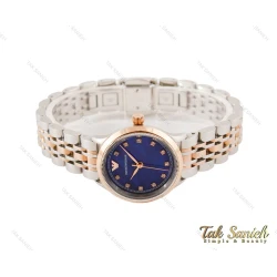 ساعت امپریوآرمانی زنانه دورنگ رزگلد نقره ای Armani-3582-L