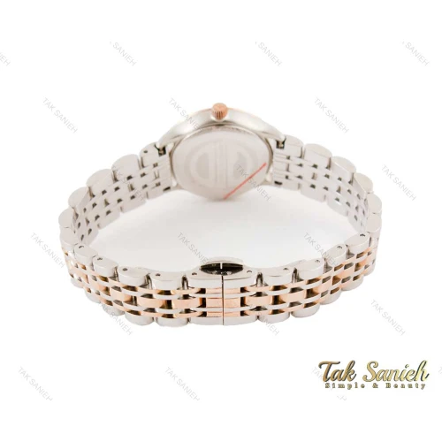 ساعت امپریوآرمانی زنانه دورنگ رزگلد نقره ای Armani-3582-L