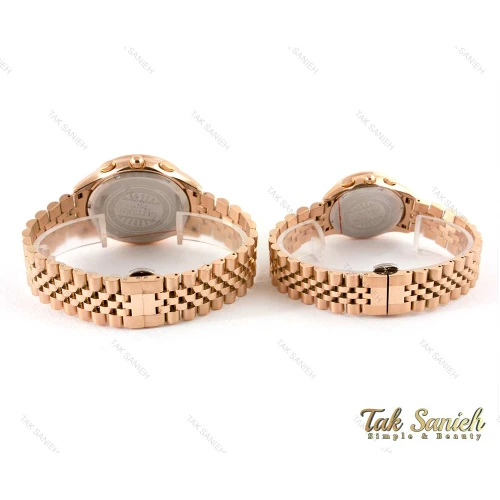 ساعت مچی ست سیتیزن صفحه قهوه ای Citizen-3585-S
