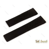 بند ساعت مچی تگ هویر جیر مشکی Tag-Strap-3612-G