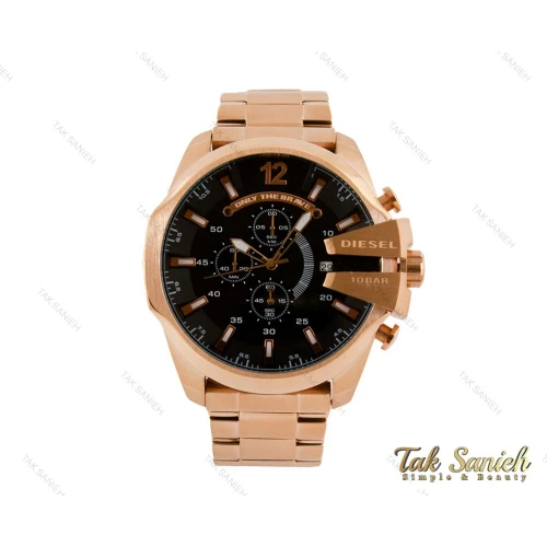 ساعت دیزل شاخدار سه موتوره مردانه رزگلد Diesel-3629-G