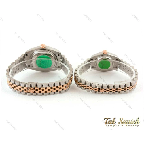 ساعت رولکس ست رزگلد نقره ای صفحه سیلور Rolex-3633-S