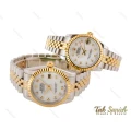 ساعت رولکس ست طلایی سیلور صفحه صدف Rolex-3636-S