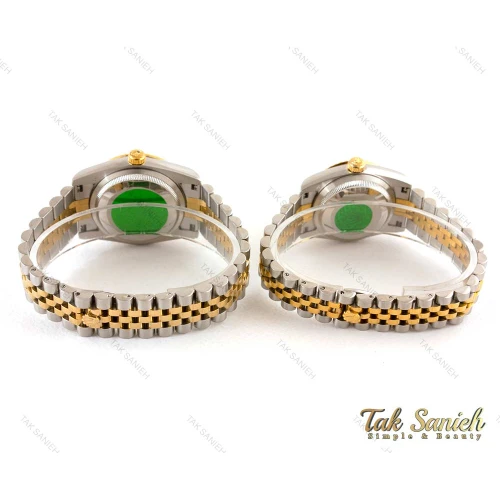 ساعت رولکس ست طلایی سیلور صفحه صدف Rolex-3636-S