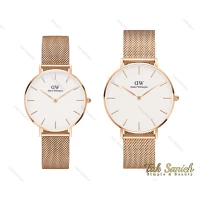 ساعت مچی دنیل ولینگتون بند حصیری ست Daniel-3648-S