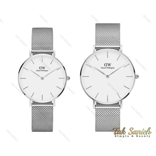 ساعت دنیل ولینگتون ست حصیری سیلور Daniel-3651-S