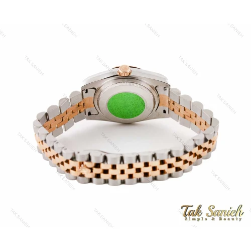 ساعت رولکس دیت جاست دورنگین زنانه Rolex-3258-L