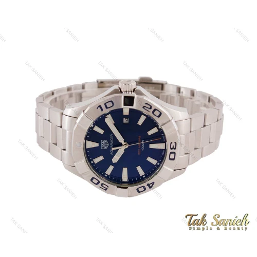 ساعت تگ هوئر اتوماتیک مردانه سیلور سرمه ای Tag-3661-G