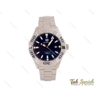 ساعت تگ هوئر اتوماتیک مردانه سیلور سرمه ای Tag-3661-G