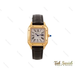 ساعت کارتیر سانتوس دومونت زنانه طلایی Cartier-3662-L