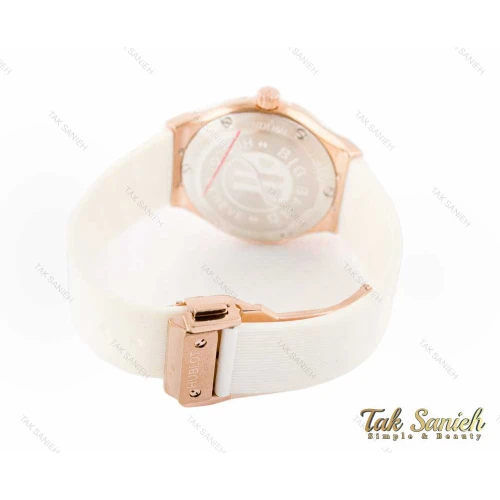 ساعت هابلوت زنانه نگین دار سفید Hublot-3270-L