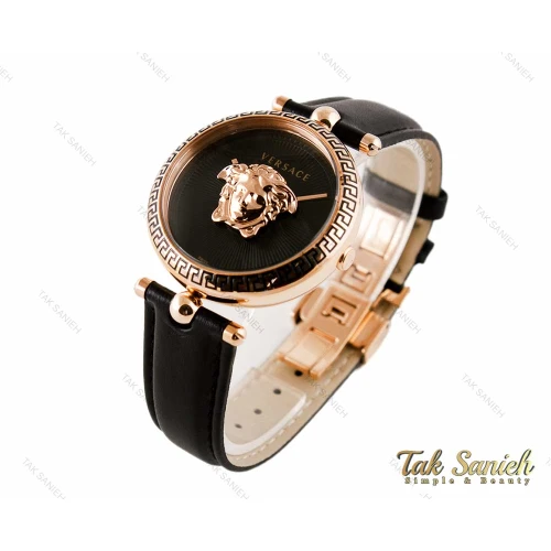 ساعت ورساچه زنانه پالازو رزگلد مشکی Versace-3292-L