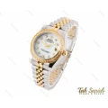 ساعت رولکس دیت جاست زنانه دورنگ طلایی دورنگین Rolex-4389-L