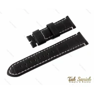 بند چرمی ساعت مچی پنرای مدل Luminor مشکی Panerai-Strap-3321-G
