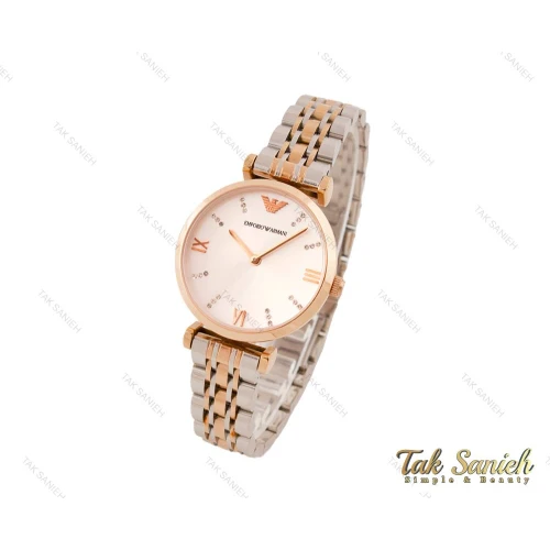 ساعت مچی امپریو آرمانی زنانه رزگلد نقره ای Armani-3680-L