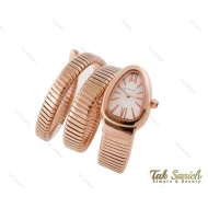 ساعت ماری بولگاری زنانه مدل سرپنتی رنگ رزگلد Bvlgari-3688-L