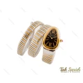 ساعت بولگاری زنانه سرپنتی طلایی سیلور مشکی Bvlgari-3690-L