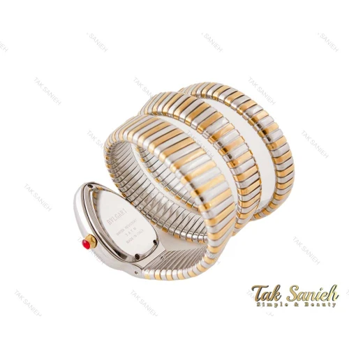 ساعت بولگاری زنانه سرپنتی طلایی سیلور مشکی Bvlgari-3690-L