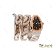 ساعت بولگاری ماری زنانه رزگلد نقره ای مشکی Bvlgari-3691-L