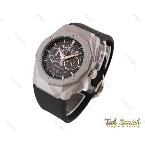 ساعت هابلوت مردانه سه موتوره چند ضلعی اسکلتون Hublot-3710-G