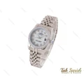 ساعت رولکس دیت جاست نقره ای نگین دار Rolex-3722-L