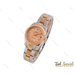 ساعت رولکس زنانه صفحه رزگلد Rolex-3724-L