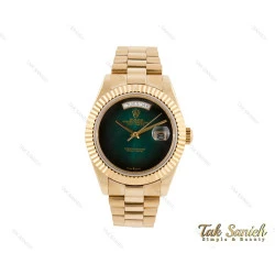 ساعت رولکس مردانه طلایی دی دیت صفحه سبز اتوماتیک Rolex-3729-G
