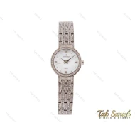 ساعت رومانسون زنانه نگین دار سیلور Romanson-3730-L