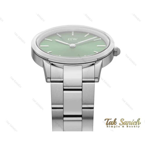 ساعت دنیل ولینگتون مردانه نقره ای صفحه سبز DW-3865-G