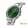 ساعت دنیل ولینگتون مردانه نقره ای صفحه سبز DW-3865-G