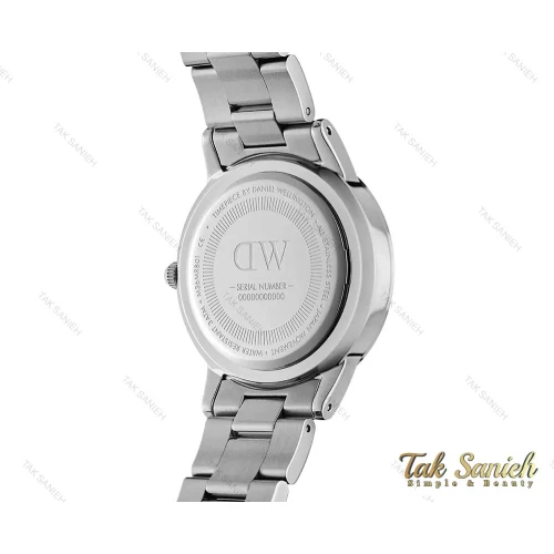 ساعت دنیل ولینگتون مردانه نقره ای صفحه سبز DW-3865-G