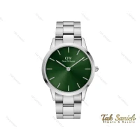 ساعت دنیل ولینگتون مردانه نقره ای صفحه سبز DW-3865-G