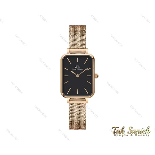ساعت زنانه دنیل ولینگتون مستطیلی رزگلد DW-3867-L