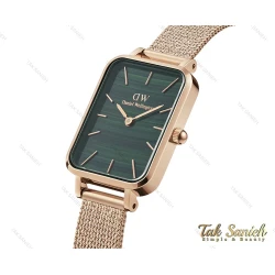 ساعت دنیل ولینگتون زنانه مستطیلی صفحه سبز DW-3868-L