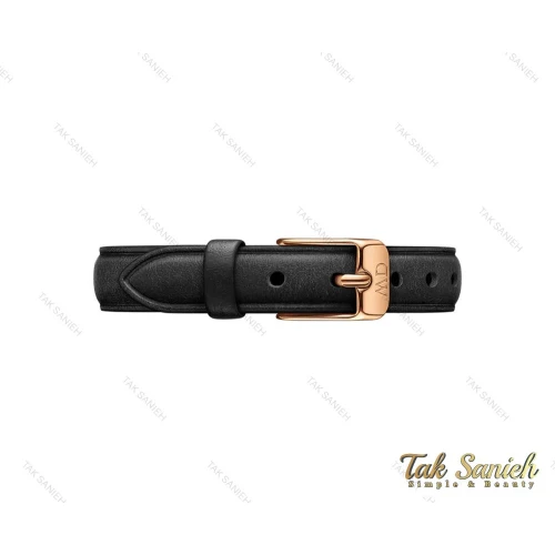 ساعت دنیل ولینگتون مستطیلی زنانه صفحه سبز بند چرم DW-3871-L