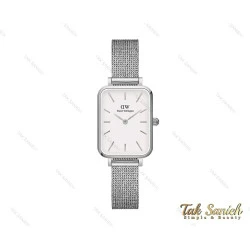ساعت دنیل ولینگتون مستطیلی زنانه نقره ای سفید DW-3873-L