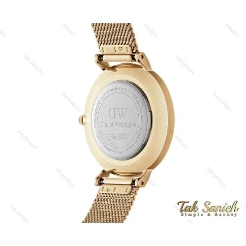 ساعت دنیل ولینگتون زنانه طلایی صفحه سبز Daniel-3920-28-L