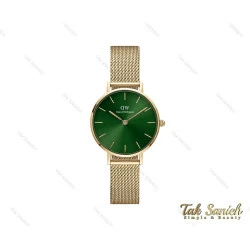 ساعت دنیل ولینگتون زنانه طلایی صفحه سبز Daniel-3920-28-L