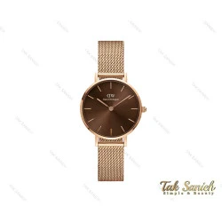 ساعت دنیل ولینگتون زنانه رزگلد صفحه قهوه ای Daniel-3921-28-L