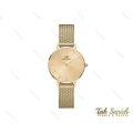 ساعت دنیل ولینگتون زنانه حصیری طلایی Daniel-3923-28-L