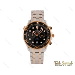 ساعت امگا سیمستر سه موتوره مردانه رزگلد سیلور Omega-3934-G