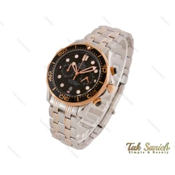 ساعت امگا سیمستر سه موتوره مردانه رزگلد سیلور Omega-3934-G